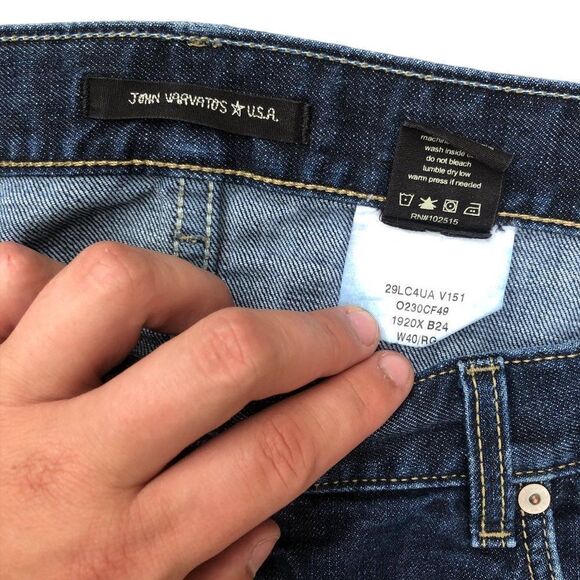 RARE John Varvatos Designer Jeans Size 40 - Picture 12 of 12